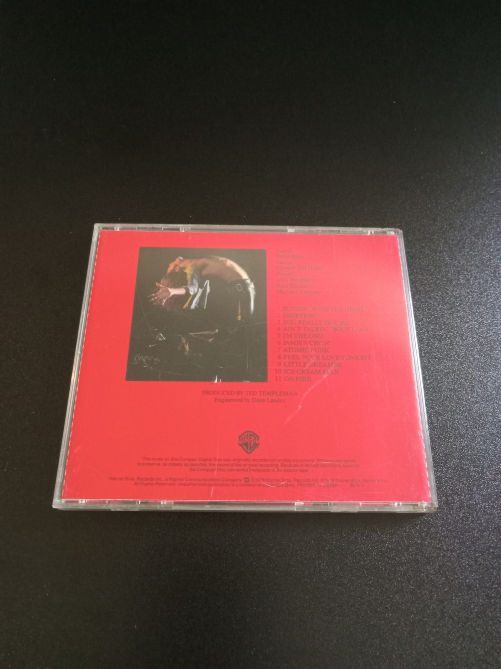 Van Halen Self-Titled Debut CD 1978 - Picture 2 of 4